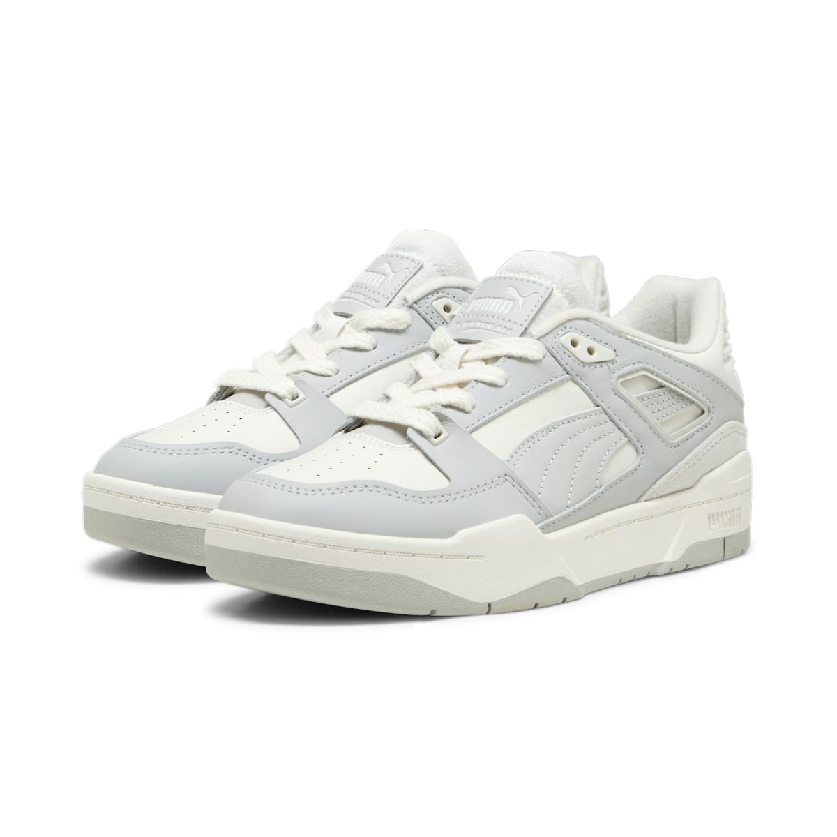 (WMNS) PUMA Slipstream Lo 'Self-Love Ash Grey Frosted Ivory' 393049-02