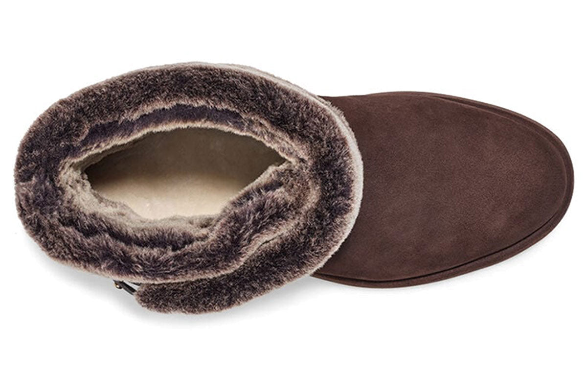 (WMNS) UGG Classic Berge Mini 'Dark Red' 1107210-DRS