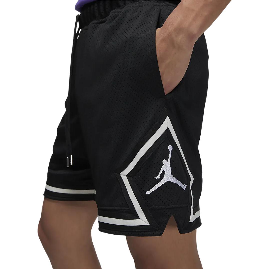 Men's Air Jordan SS22 Casual Mesh Straight Loose Black Shorts DM1369-010