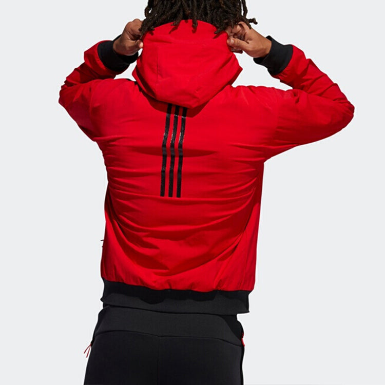 adidas Mic Jkt Wb Hood Sport Jacket Male Red GG0766