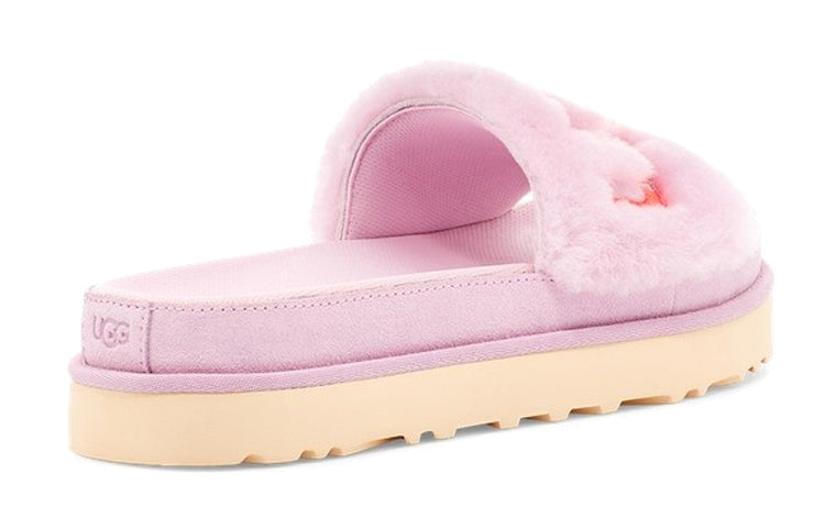 (WMNS) UGG Laton Fur Slide Purple Slippers 1111236-CATR