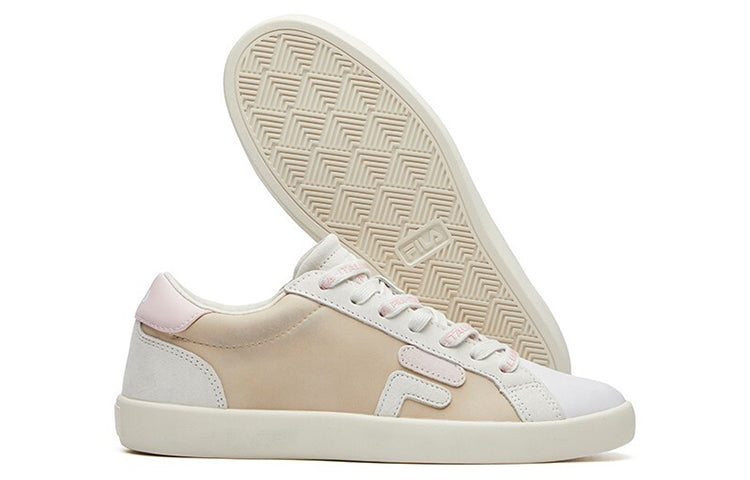 (WMNS) Fila Fusion Canvas Shoes 'Light Beige Pink' T12W115106FTL