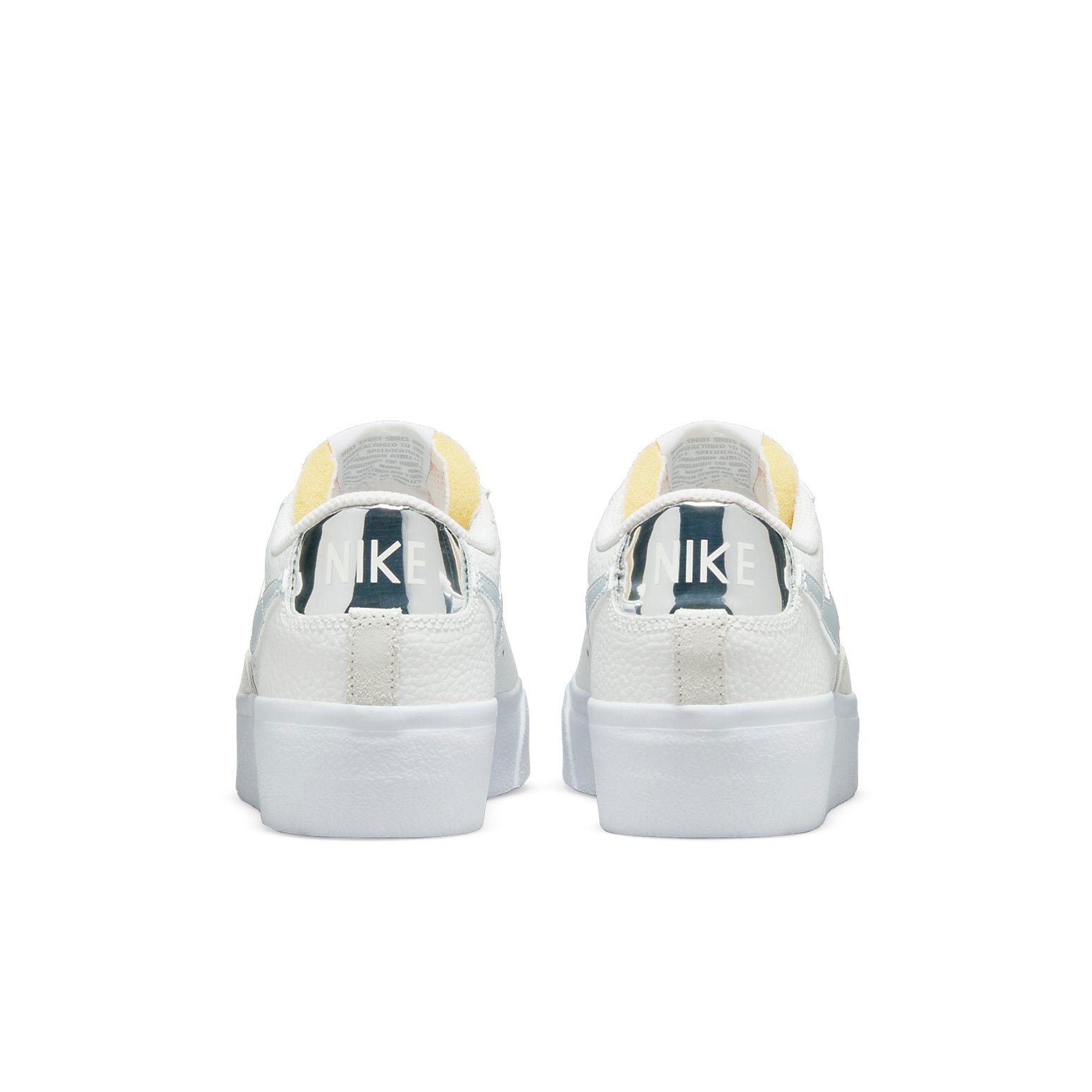(WMNS) Nike Blazer Low Platform Low-Top Sneakers White/Grey DQ0853-100