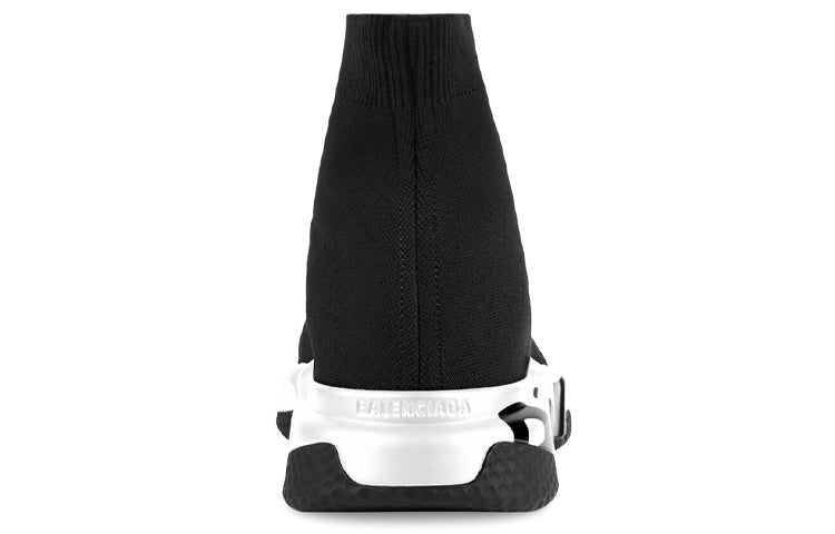 (WMNS) Balenciaga Speed Graffiti Sneakers 'Black Knit Black Graffiti Sole Unit' 605942W2DB71015