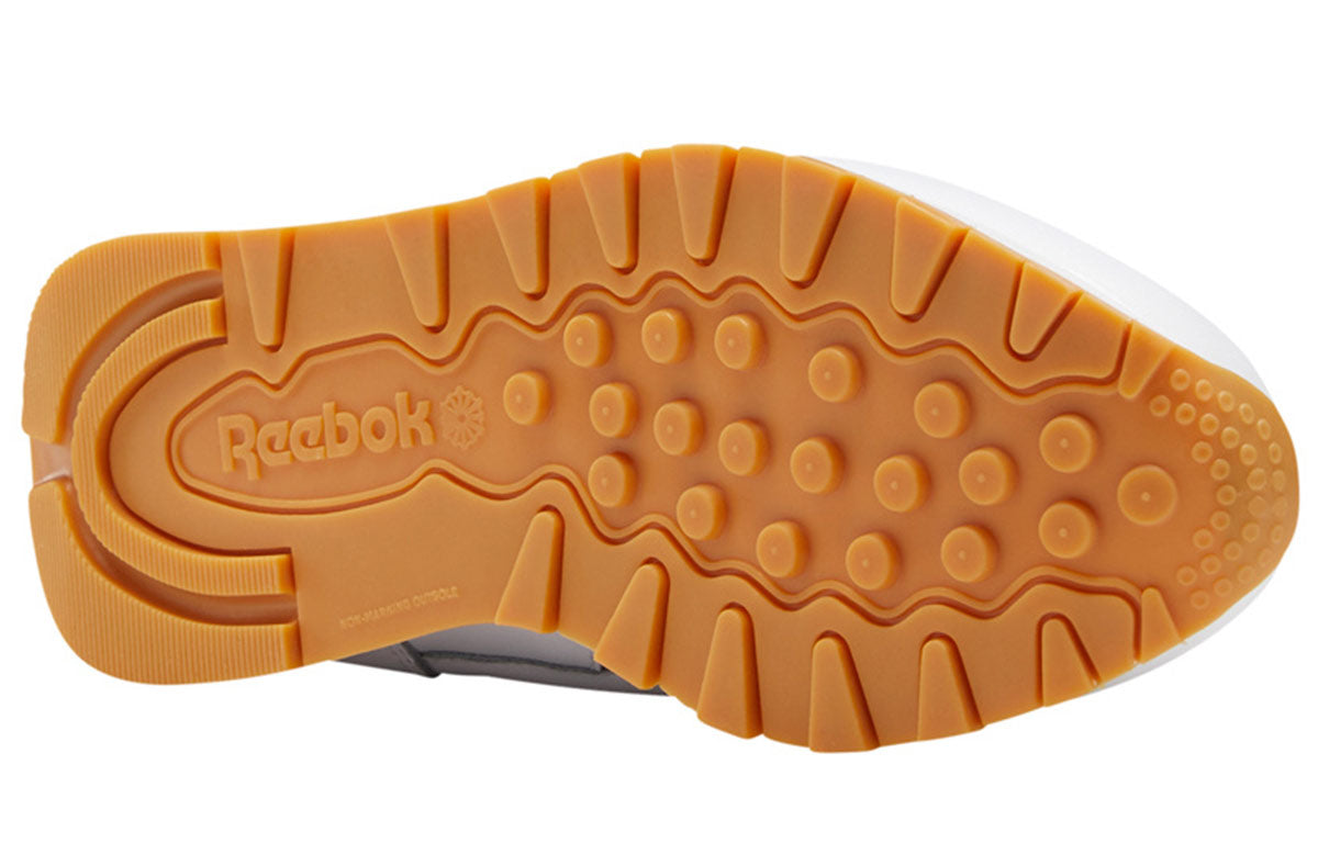 (WMNS) Reebok Classic Leather Mark Shoes White/Yellow/Red EF7834