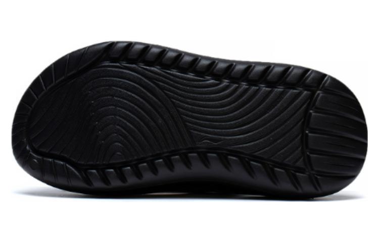 Li-Ning Soft Slipper 'Core Black' AGAT017-1