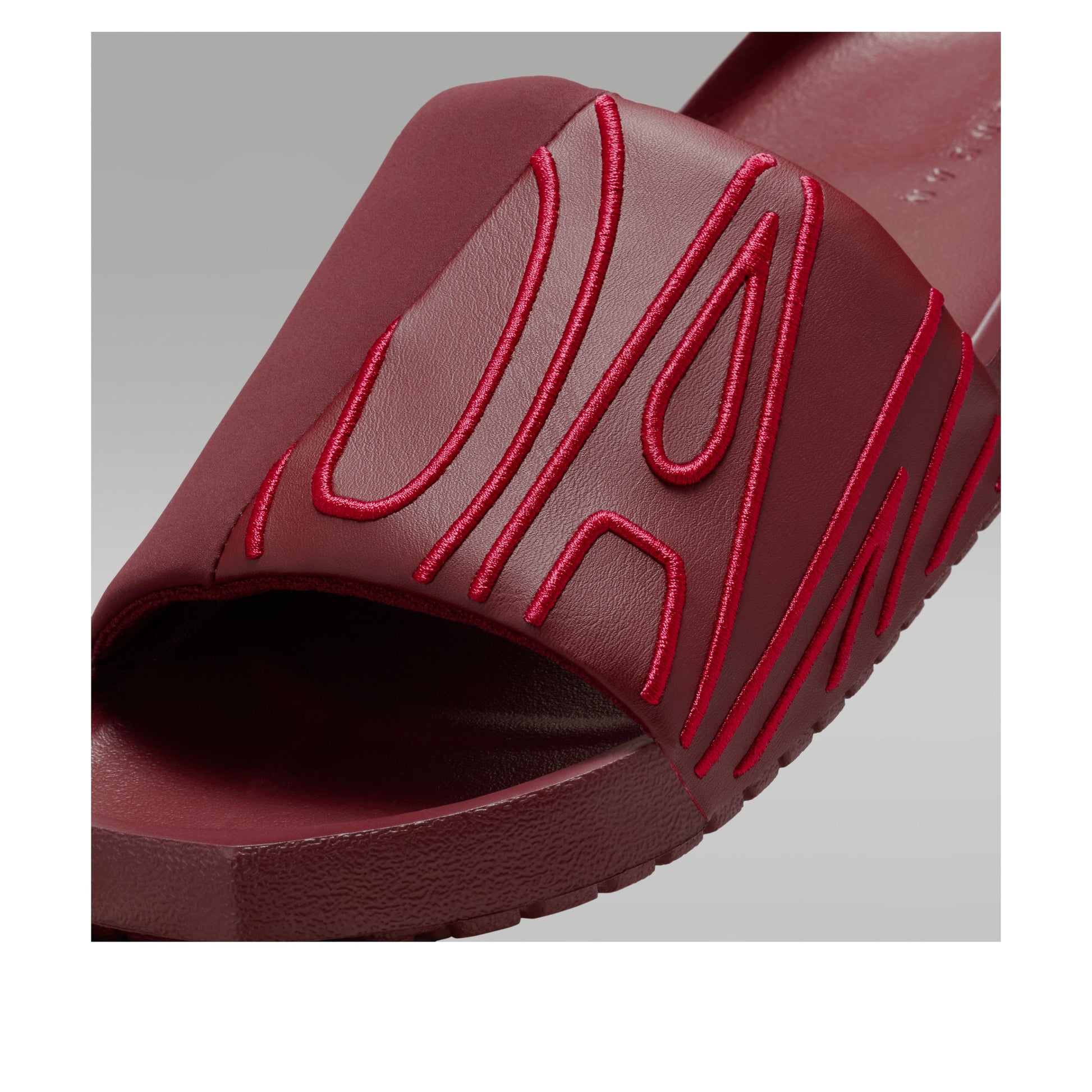 (WMNS) Air Jordan NOLA Slide 'Dark Team Red Hibiscus'  CZ8027-603