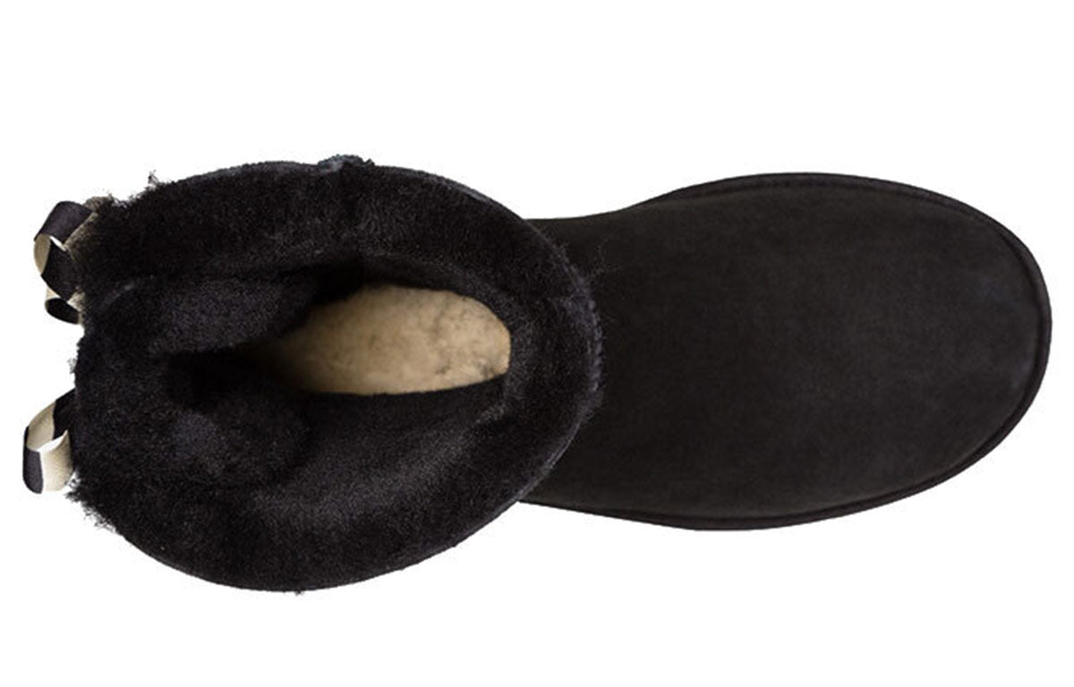(WMNS) UGG Bailey Bow Stripe 1090941-BLK