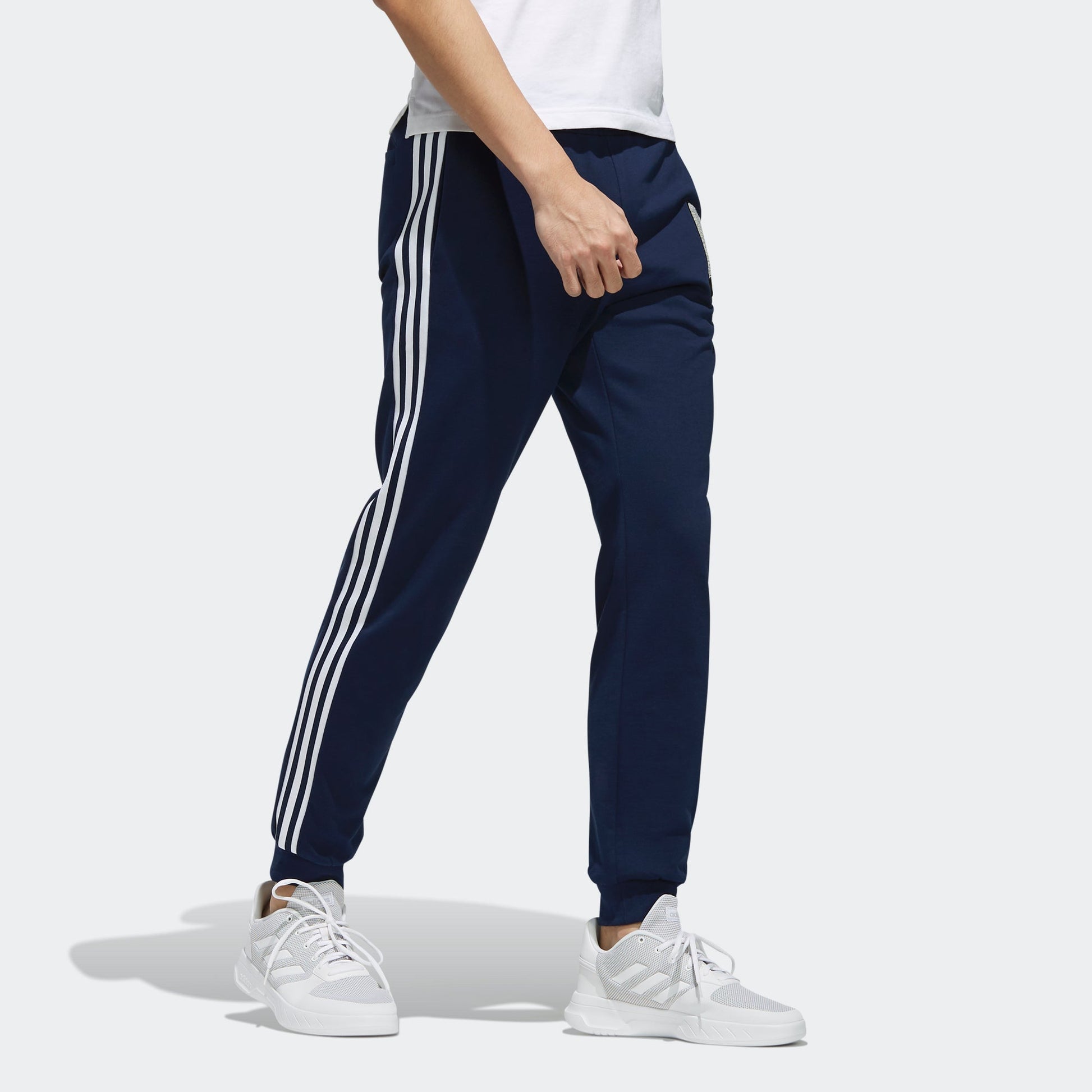adidas neo M Cs Sv Tp Bundle Feet Sports Pants Navy Blue EI4751