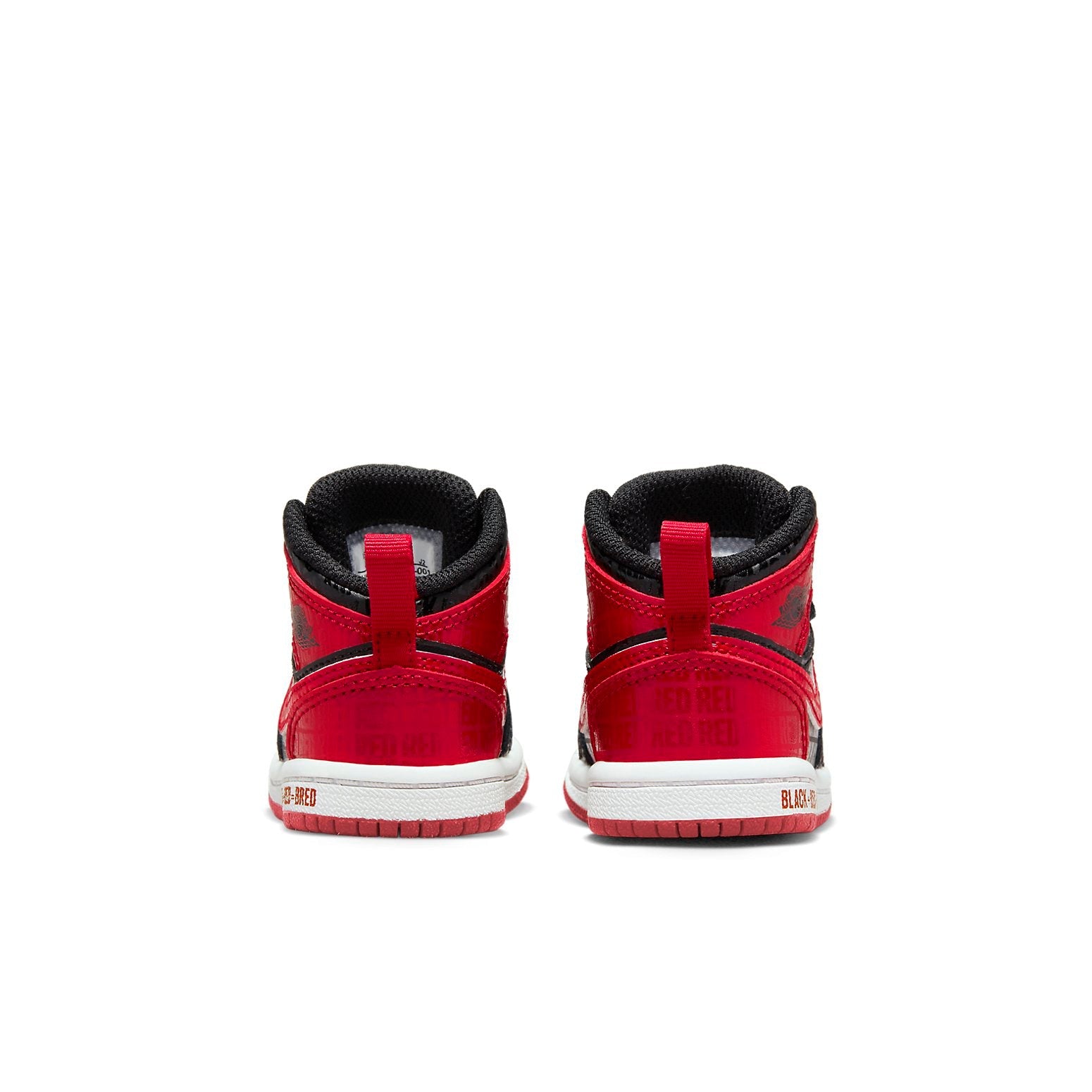 (TD) Air Jordan 1 Mid SS 'Black + Red = Bred' DM9649-001