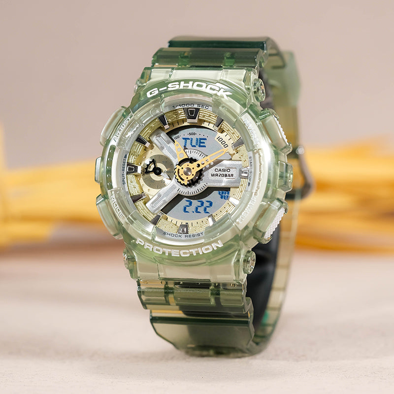 CASIO G-Shock Analog-Digital 'Green' GMA-S110GS-3APR