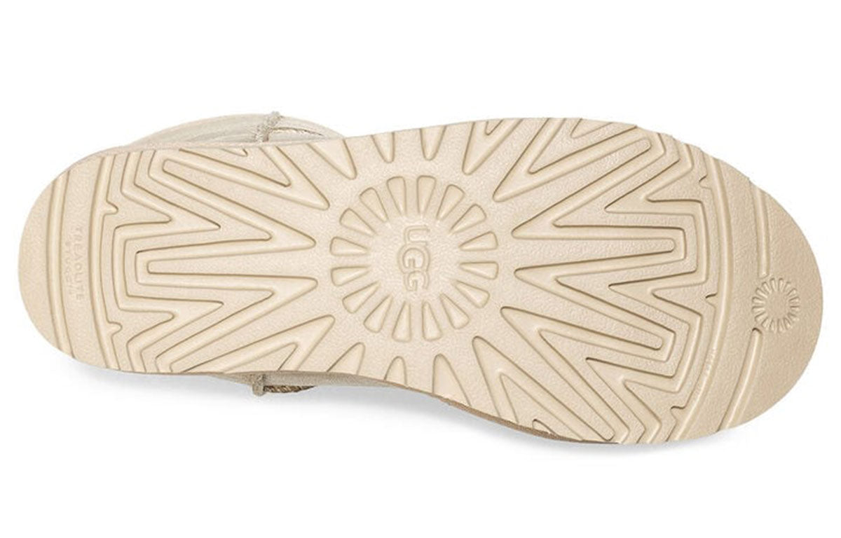 (WMNS) UGG Classic Short II Iridescent Gold Color 1112503-GOLD