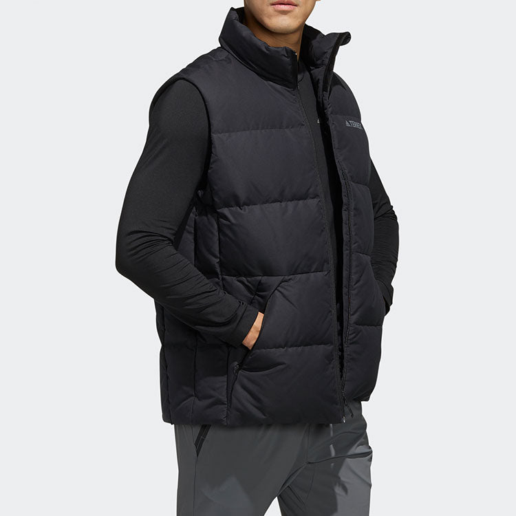 adidas Xplr Dwn Vest Alphabet Casual Down Vest Black FJ9229
