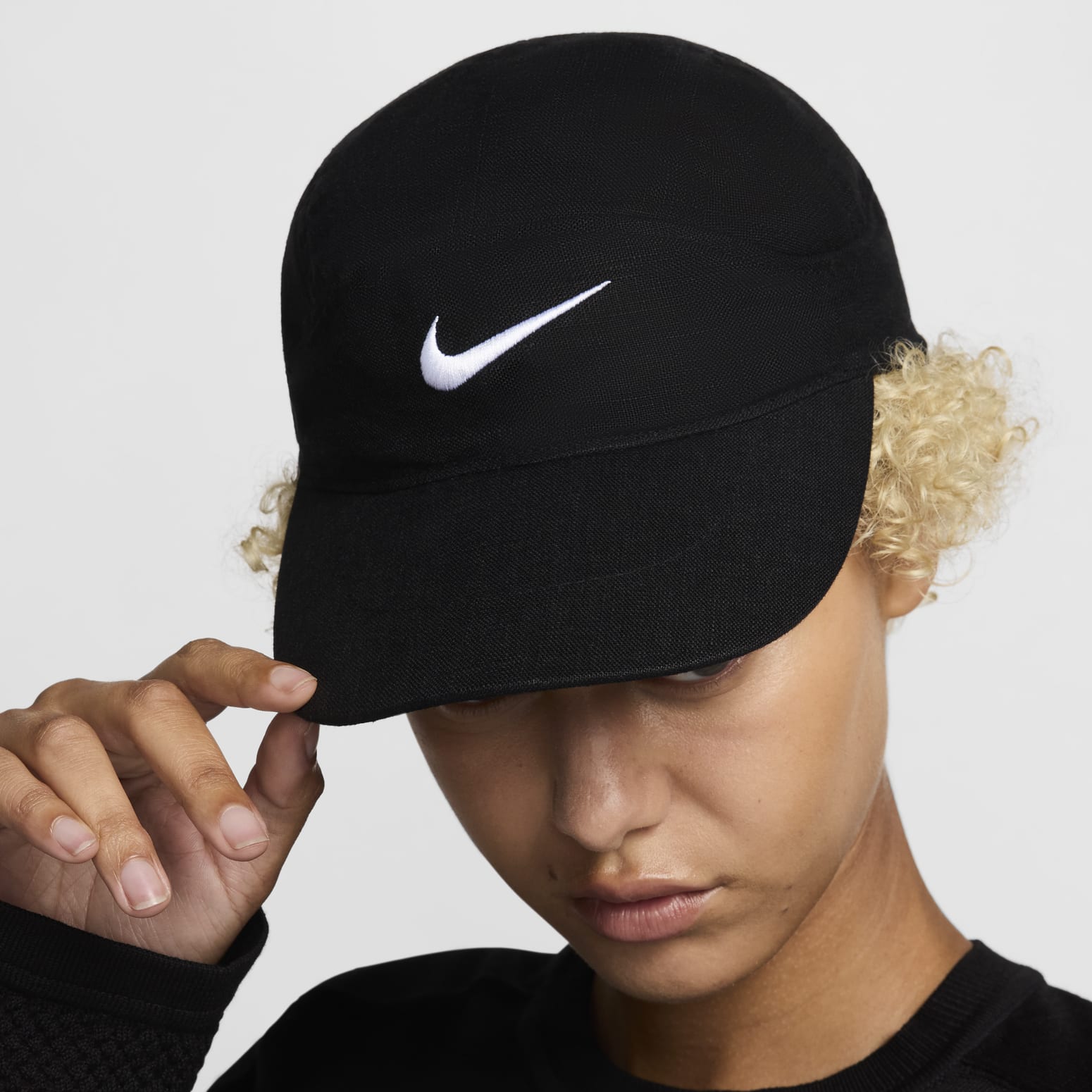 Nike x Stussy Linen Fly Cap 'Black White' HF0008-010