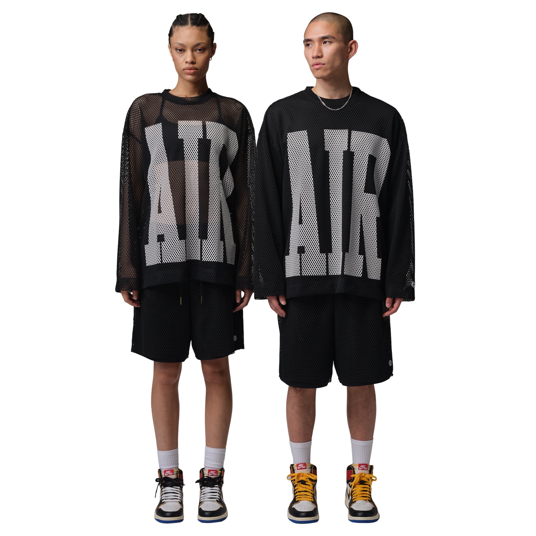 Air Jordan x Union x Fragment Long Sleeve Jersey Asia Sizing 'Black Pale Ivory' IM6560-010