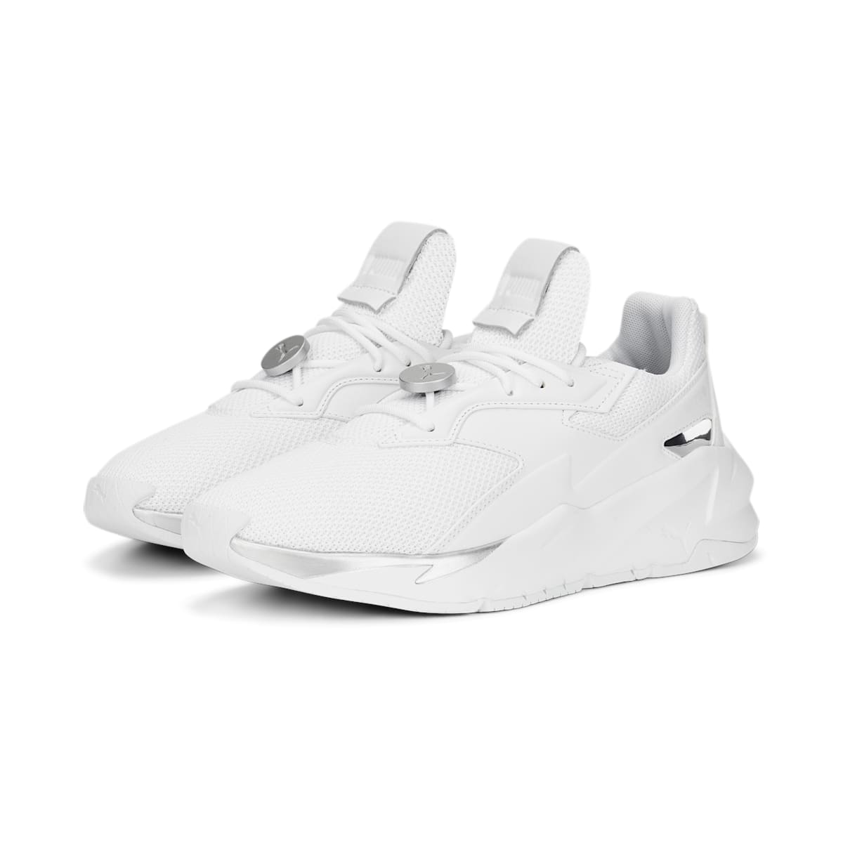 (WMNS) PUMA Fier Nitro Metallic 'White' 388941-02