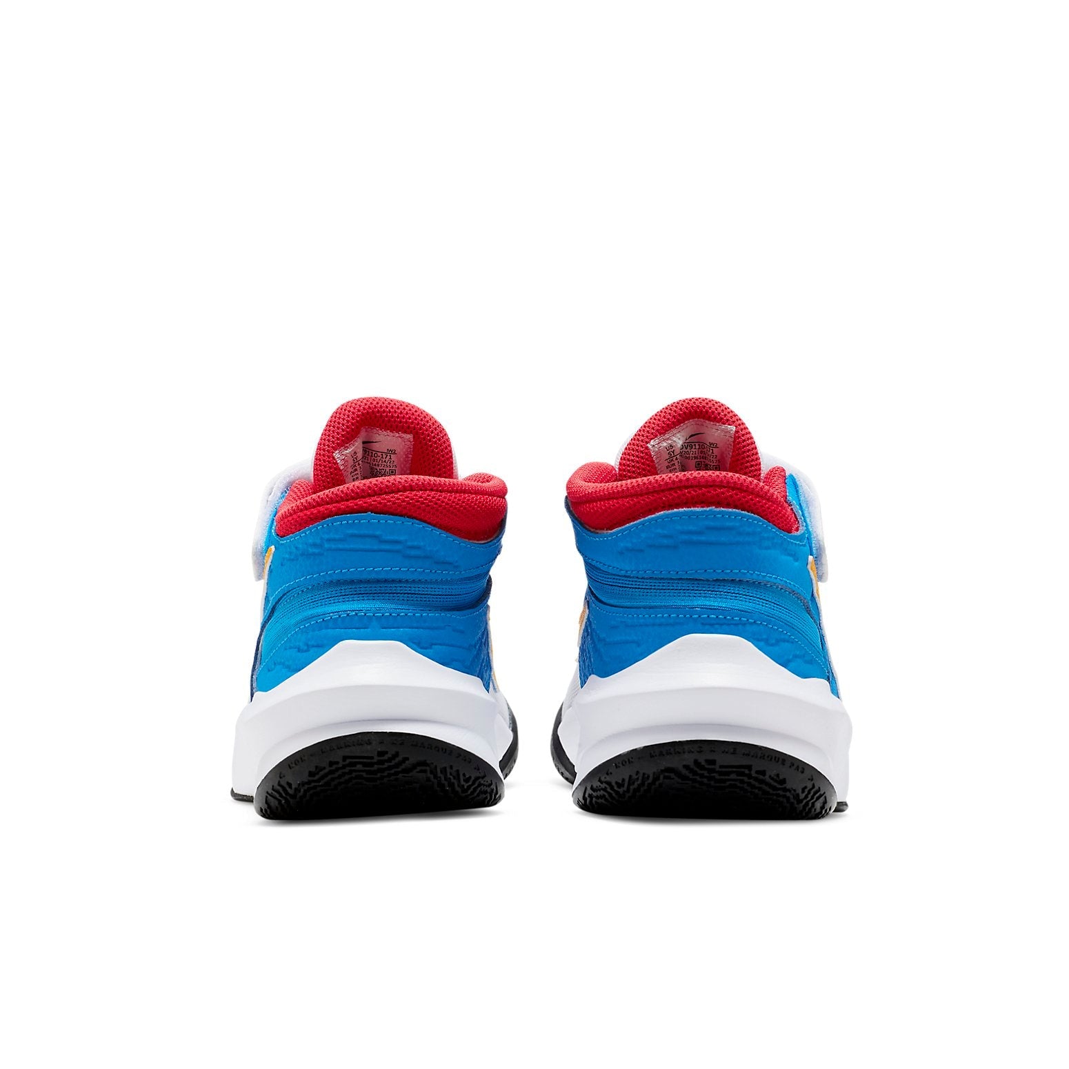 (GS) Nike Team Hustle D 10 'White Blue Yellow' DV9110-171