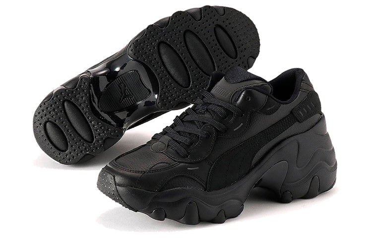 (WMNS) PUMA Pulsar Wedge Sly 'Triple Black' 375985-01