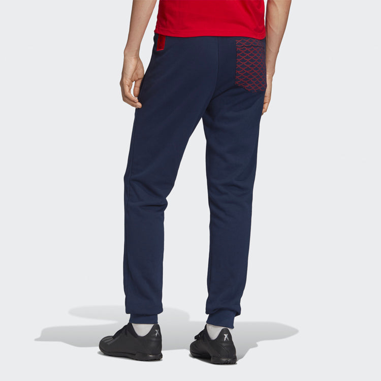 adidas Fc Bayern Bayern Munich Black Soccer/Football Sports Long Pants Navy Blue FI6231