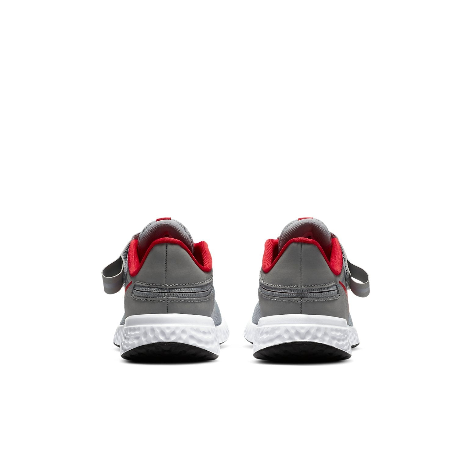 (GS) Nike Revolution 5 FlyEase 'Grey Red' CQ4649-013