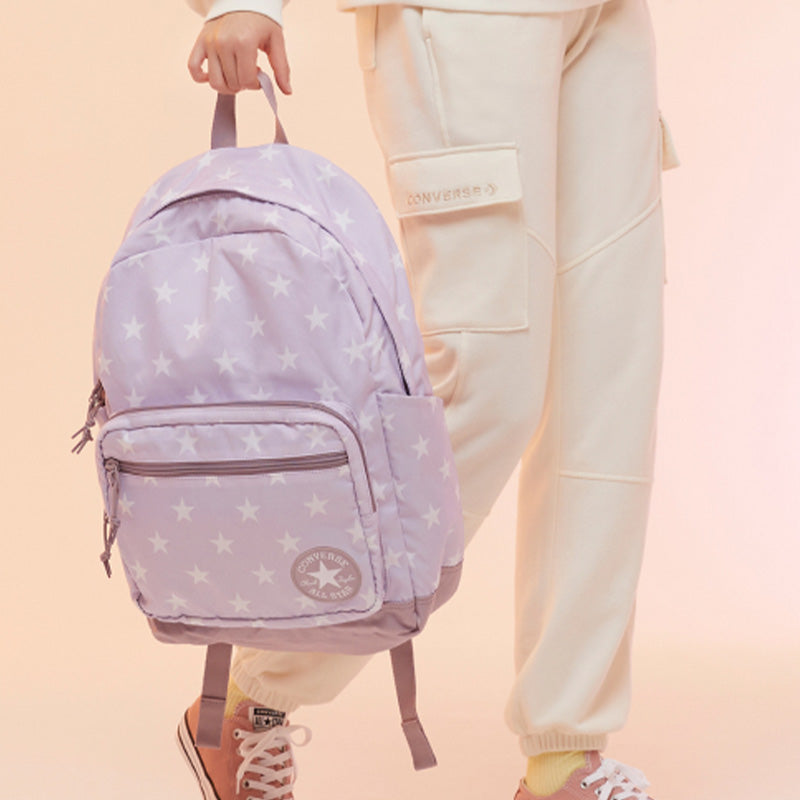 Converse Go 2 Patterned Backpack 'Light Purple' 10019901-A21