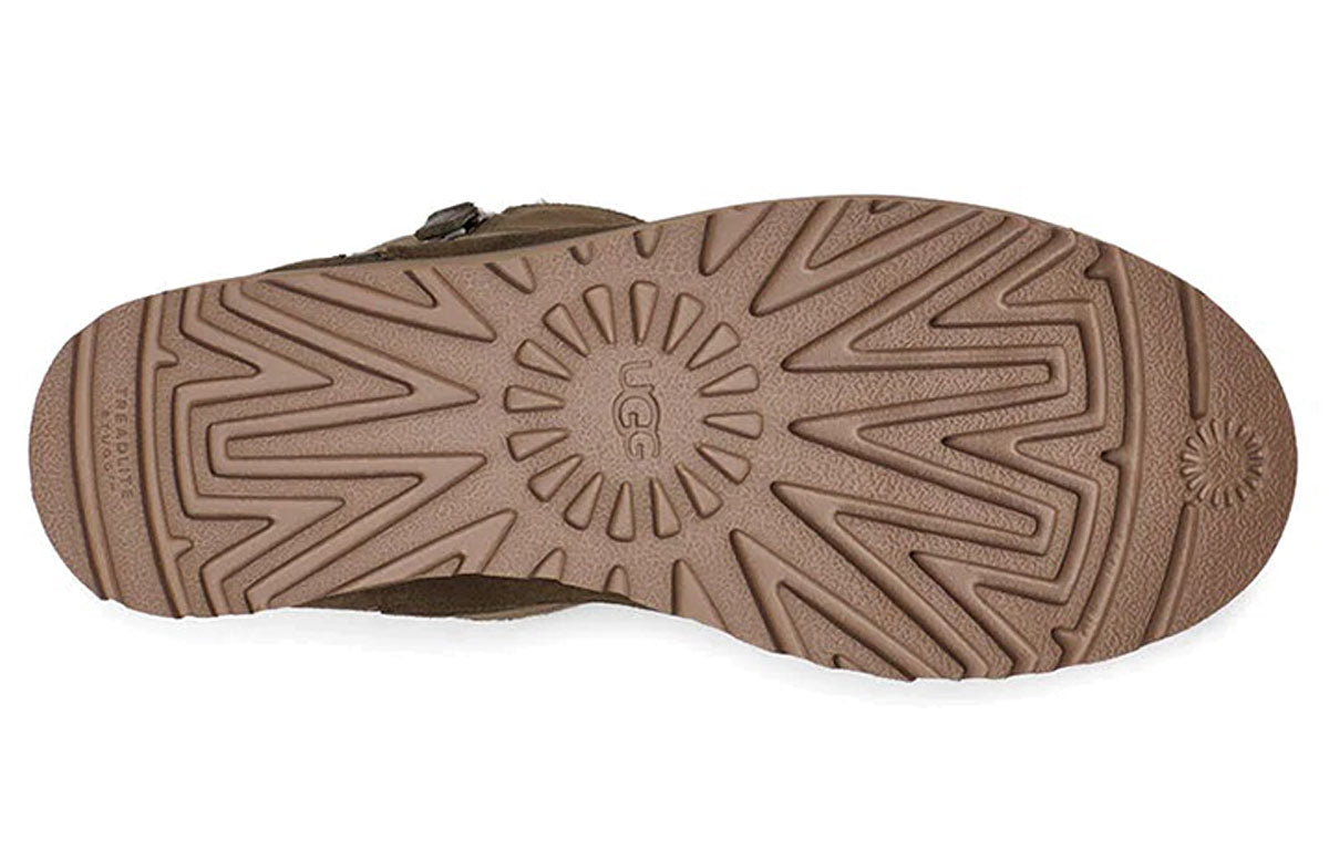 (WMNS) UGG Classic Zip Short Stiefel Fleece Lined Brown 1113591-ESPR