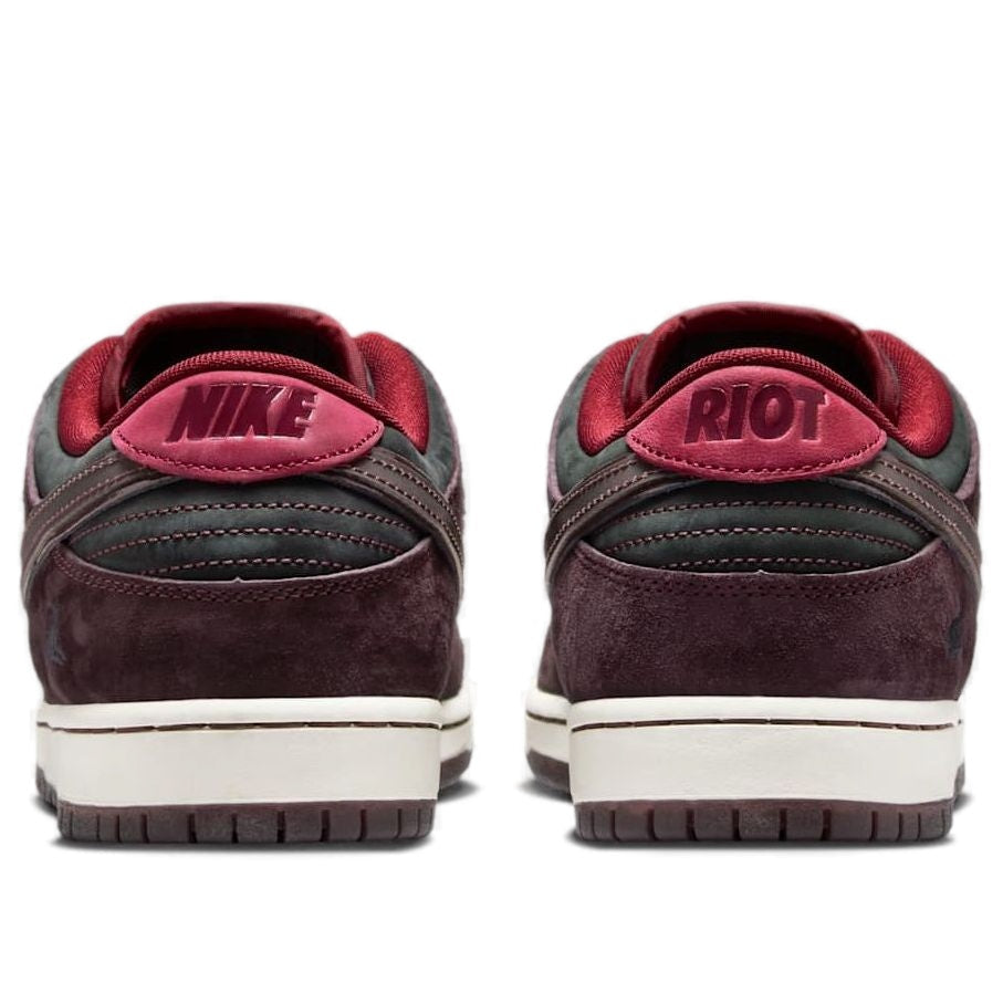 Nike x Riot Skateshop SB Dunk Low 'Mahogany Dark Beetroot' FZ1289-200