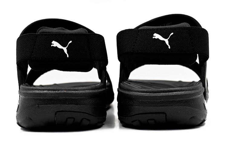 (GS) PUMA Soft Sandal 'Black White' 375694-01
