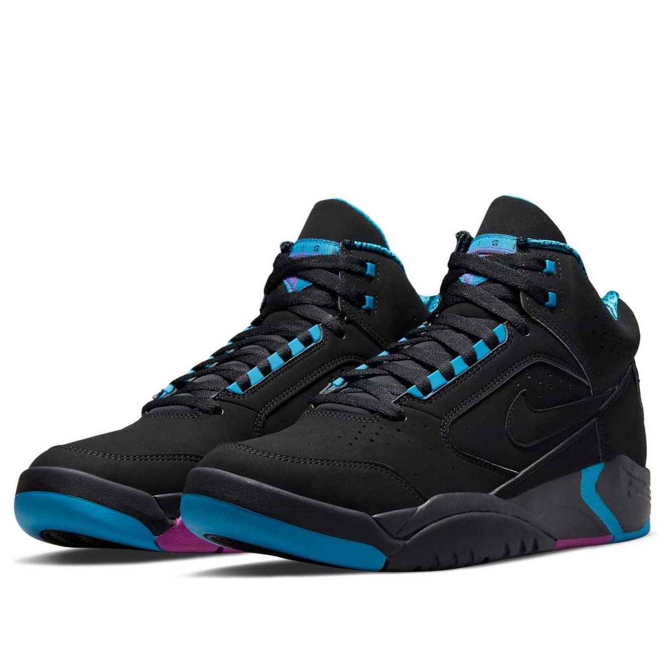 Nike Air Flight Lite Mid 'Black Cyber Teal' DQ7687-002