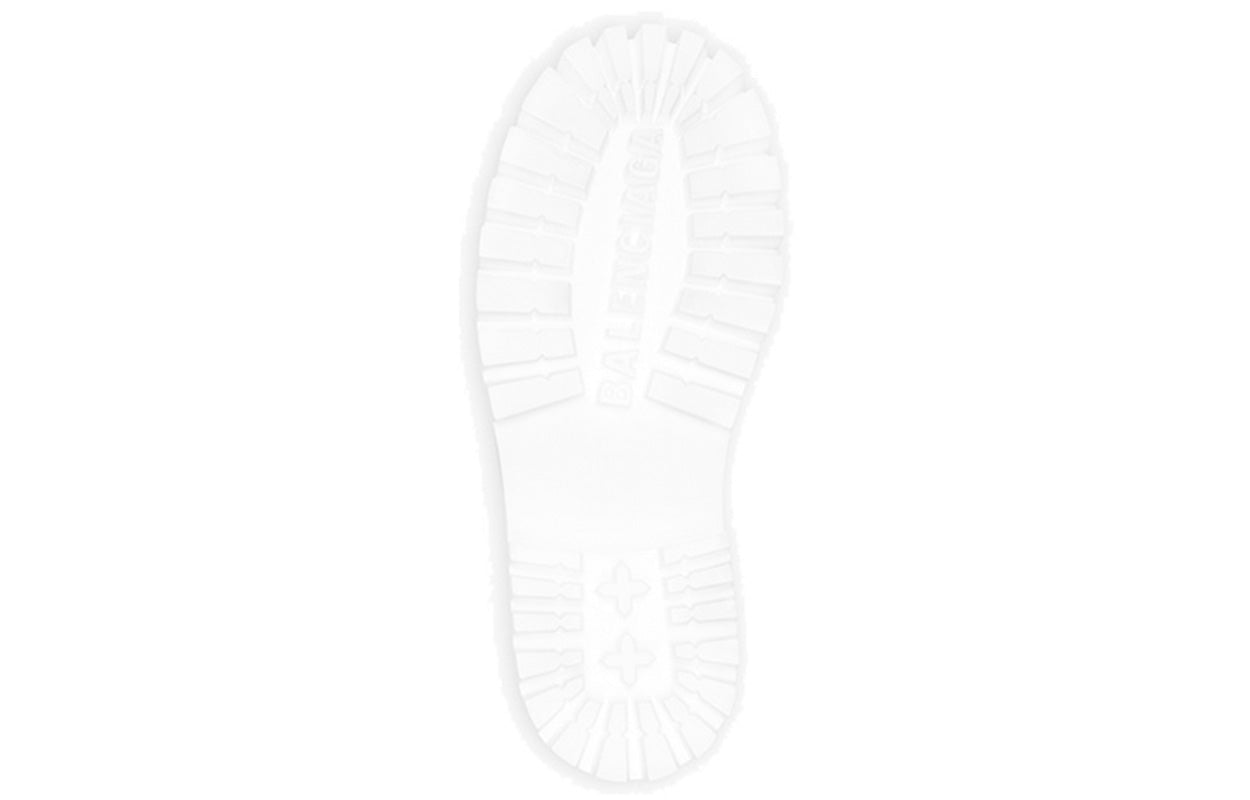 (WMNS) Balenciaga Strike Lace-Up Boot 'White' 590974WA9679011