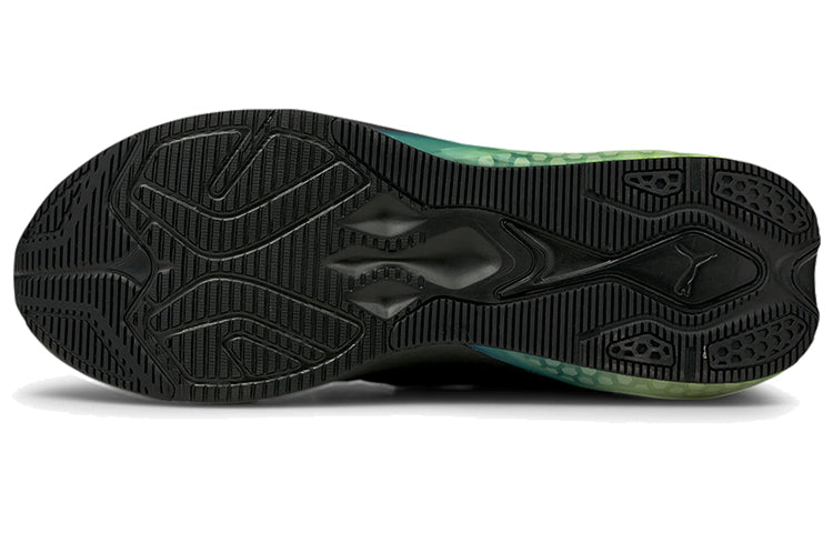PUMA Cell Fraction Fade Running Shoes Black/Green/White 194372-03