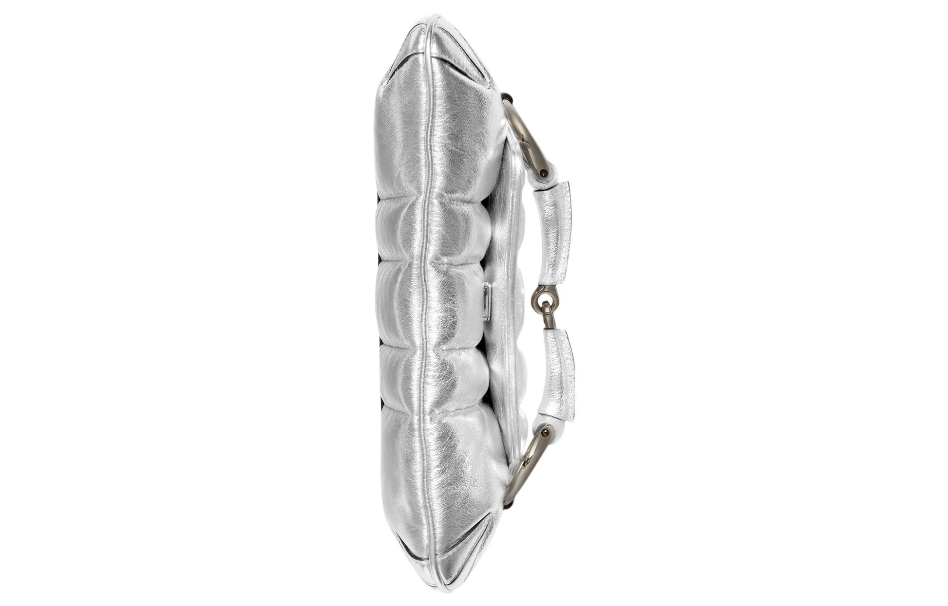 (WMNS) Gucci Horsebit Chain Small Shoulder Bag 'Silver Leather' 764339-AACY5-8106