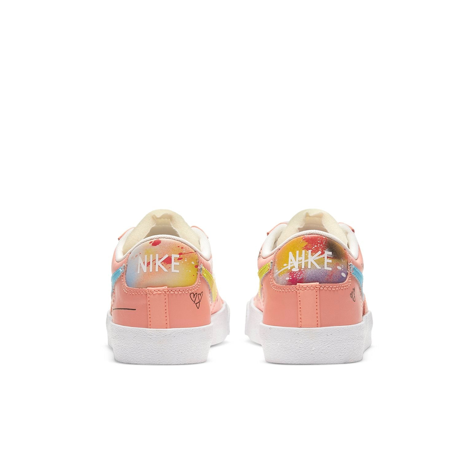 (WMNS) Nike Blazer Low '77 Doodle Yuanyang Swoosh For Pink DJ4281-641