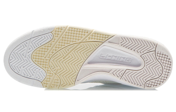 (WMNS) Li-Ning Classic Basketball Shoes 'White Yellow' AGBR082-2