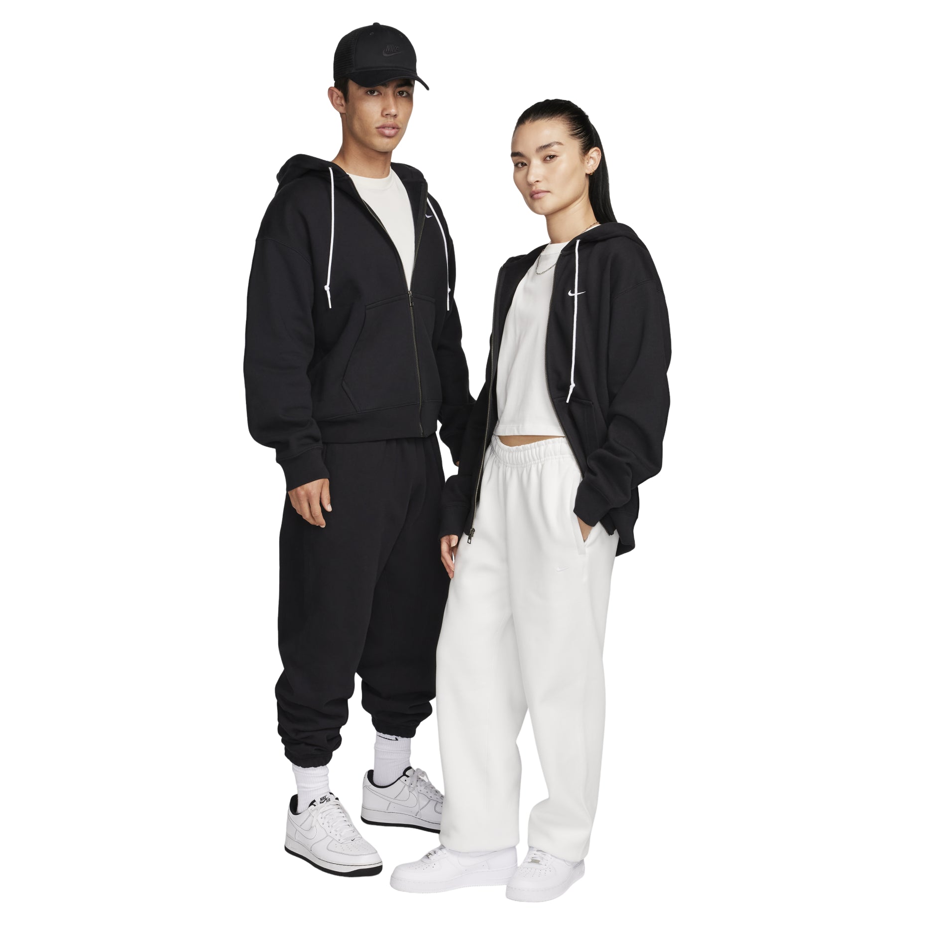 Nike hooded zipper jacket 'Black' DR0404-010
