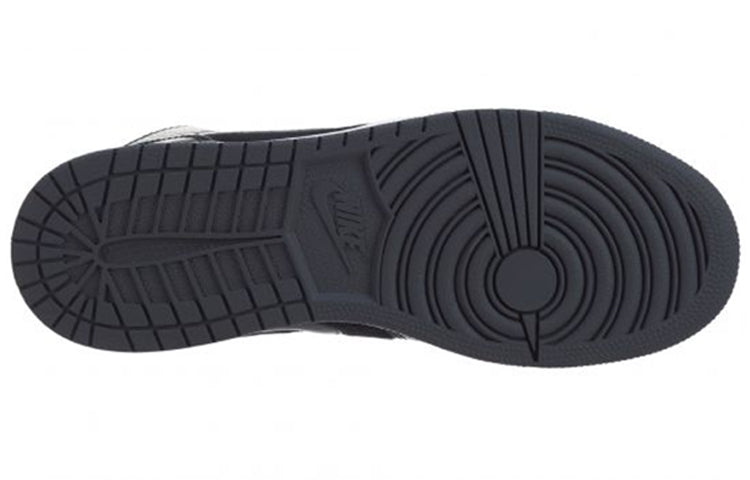 (GS) Air Jordan 1 Mid Premium 'Black Dark Grey' 852548-002