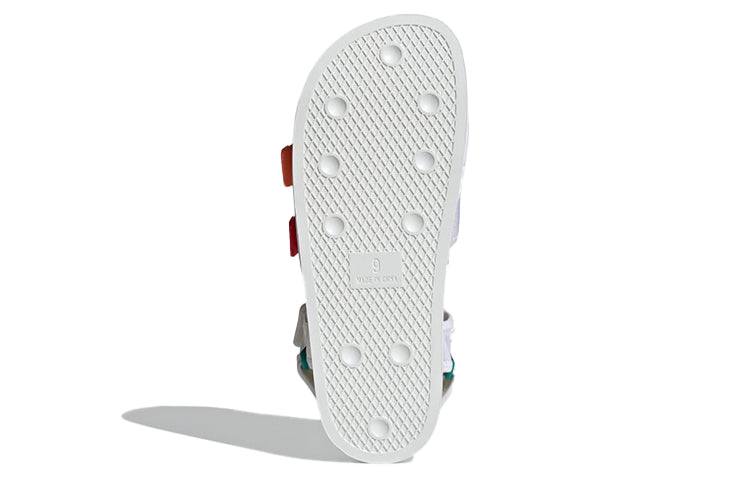adidas Adilette Sandal 4.0 'White Scarlet True Orange' GZ8828