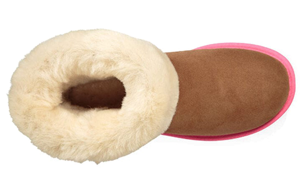 (WMNS) UGG Classic Short II Neon 'Chestnut' 1016865-CHE