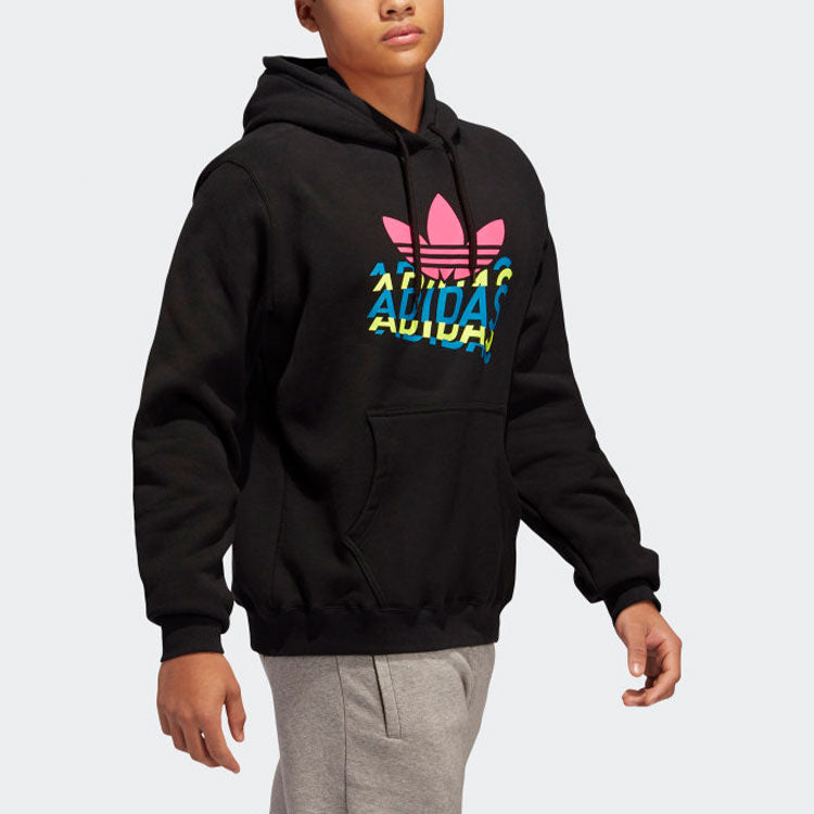 adidas originals Athleisure Casual Sports Printing Logo Black GL6850