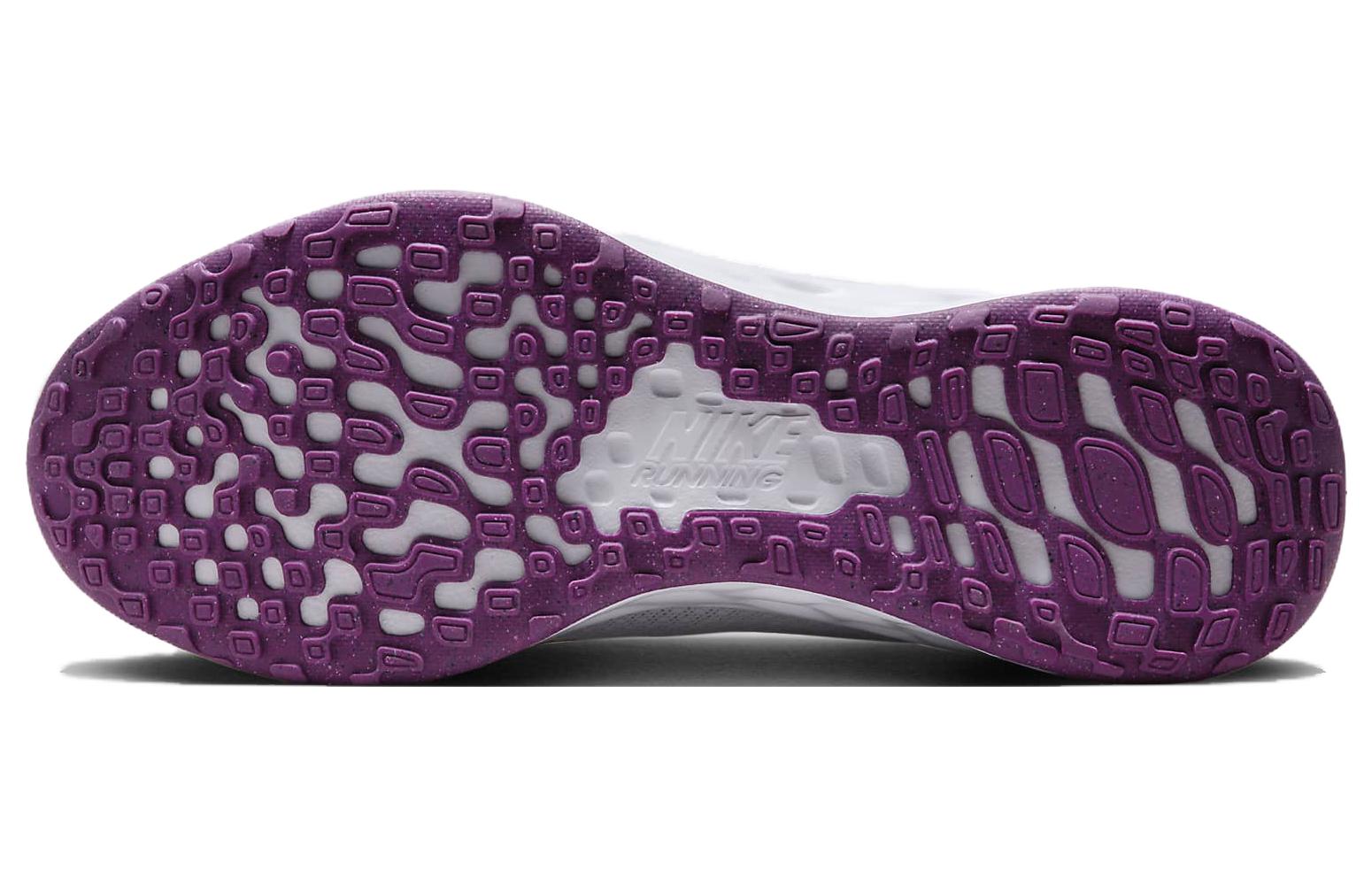 (WMNS) Nike Revolution 6 Wide 'White Vivid Purple' DC9001-106