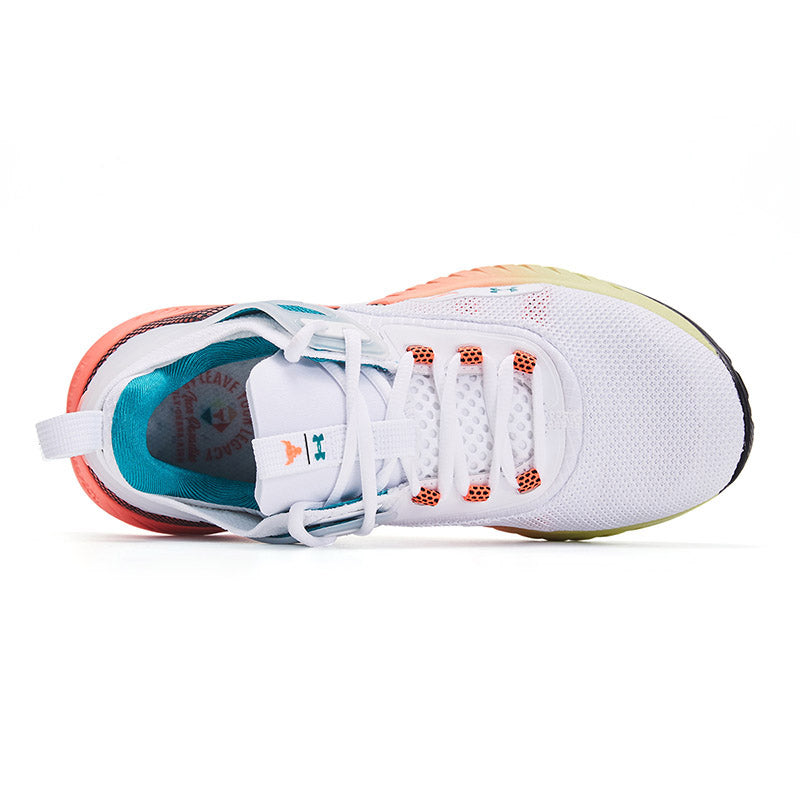 (GS) Under Armour Project Rock 5 'White After Burn' 3025437-100