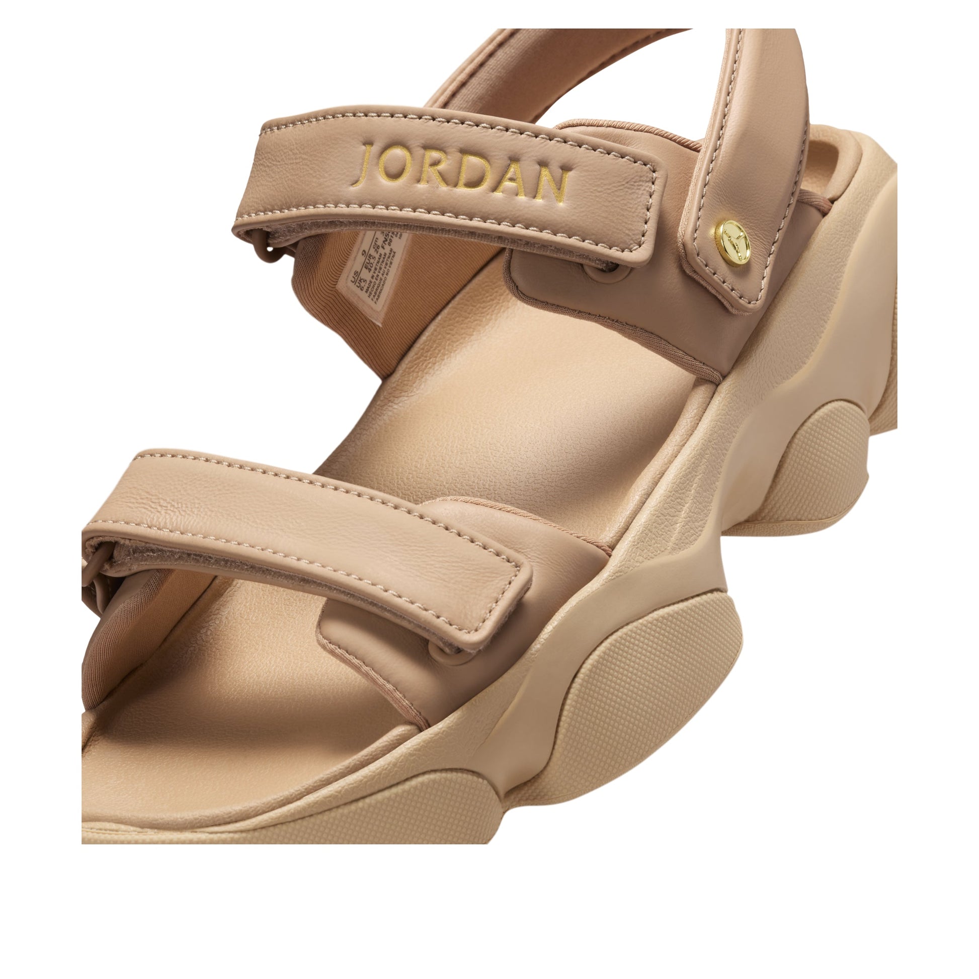 (WMNS) Air Jordan Deja Sandals 'Legend Medium Brown Metallic Gold' FN5036-200