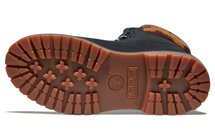 (WMNS) Timberland Heritage 6 Inch Waterproof Boots 'Black Nubuck with Camo' A2M7T001