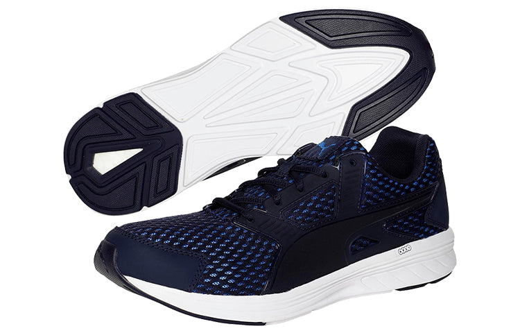 (WMNS) PUMA Nrgy Driver Low Running Shoes Blue/Black/White 190558-03