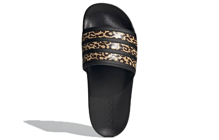 (WMNS) adidas Hirocoledge x Adilette Shower Slide 'Takahashi Hiroko - Black Leopard' FZ2856