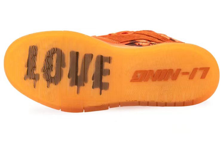 (WMNS) Li-Ning BURNIN x WOW Low 'Orange' AECR124-1