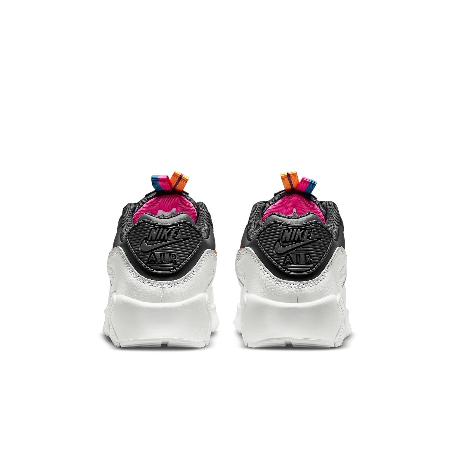 (GS) Nike Air Max 90 Leather SE 'Off Noir Metallic Pewter' DJ0414-001