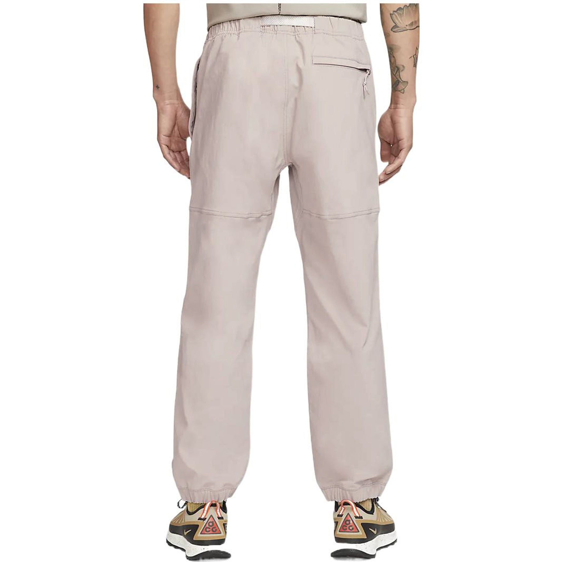 Men's Nike ACG Solid Color Belt Breathable Casual Long Pants/Trousers Yellow CV0661-245