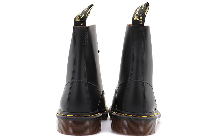 Dr. Martens 1460 Vintage Made In England Lace Up Boot 'Black Quilon' 12308001
