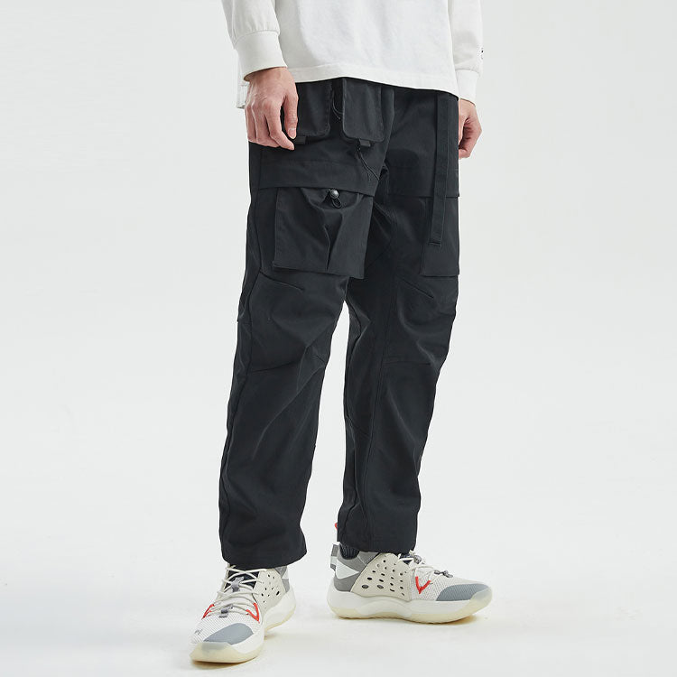 Li-Ning BadFive Loose Cargo Pants 'Black' AKXR071-2